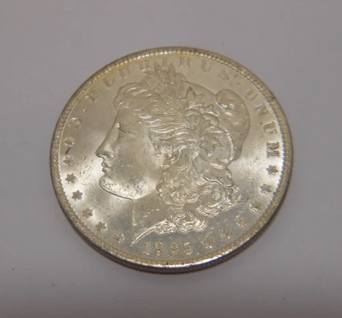 1885 O Morgan Dollar BU Choice Uncirculated Mint State 90% Silver $1 W/ Toning