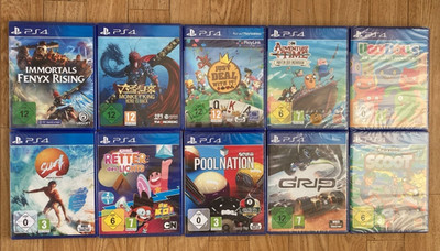 PS4 Spielesammlung - Sony PlayStation 4 - 11 Familien Spiele NEU  7%Rabatt bei 2