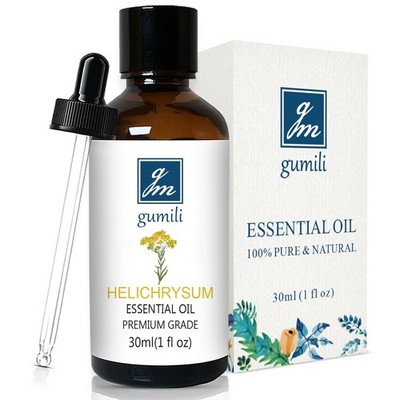 GM Gumili Helichrysum Essential Oil, 100% Pure Undiluted 1 Fl Oz (Pack of 1) 