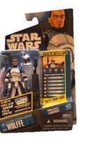 STAR WARS THE CLONE WARS CW48 CLONE COMMANDER WOLFFE 3.75  FIGURE BRAND NEW