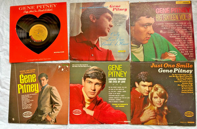 Gene Pitney 6 LP lot; Only Love, Just One Smile, Eyes of Love, Hits #3 ++