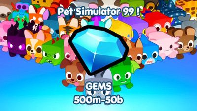 Pet Simulator 99 GEMS (500m-50B) PS99