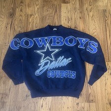 Vintage 1994 Dallas Cowboys Sweatshirt Hanes Heavyweight USA NFL Crewneck XL Fit