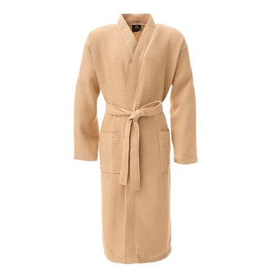 mens cotton waffle dressing gown Men's Charcoal Cotton Waffle Dressing Gown