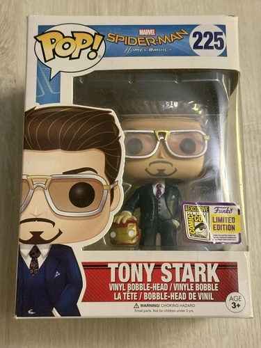 Marvel Funko POP! Homecoming Spider-Man Vinyl Figure con sticker