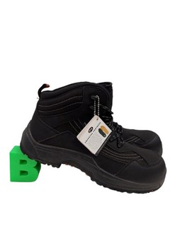 V12 Men's UK 9 Black Waterproof Ankle Lace Up Safety Work Boots New With Defects