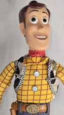 Disney Pixar Woody Talking Doll 15" Pullstring Works Tested Cowboy No Hat