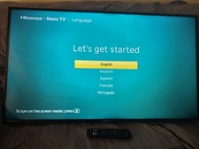 Hisense 43" 4K UHD TV Smart TV & Hisense All-in-One 108W Soundbar