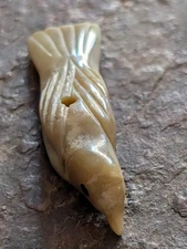 Vintage Zuni Andrew Emerson Quam Carved Bird Single Bead 