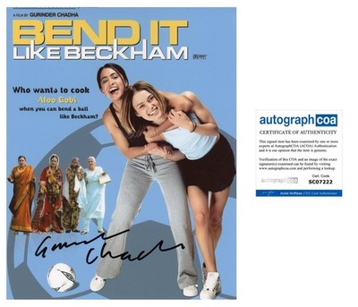 Gurinder Chadha ''Bend It Like Beckham'' AUTOGRAMM Regisseur signiert 10x8 Foto ACOA