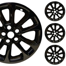 PACRIM 17" Gloss Black Wheel Skins for Ford Fusion (2019-2021) | ABS | Set of 4