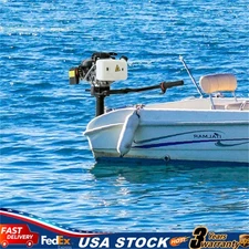 New 4 Stroke 4.0 JET PUMP 4HP Gas Outboard Motor Motor Heavy Duty Boat Engine