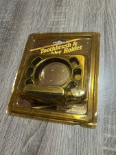 Antique Brass Toothbrush And Tumbler Holder Bathroom Fixtures Wall Mounted New