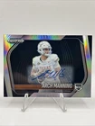 2025 Panini Prizm Black Football Arch Manning #197 Silver Auto B