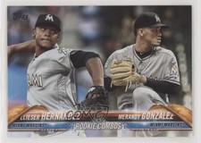 2018 Topps Update Rookie Combos Elieser Hernandez Merandy Gonzalez #US77 4l3