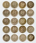 20 x Morgan Silver Dollar $1 Mixed Date Roll - Good