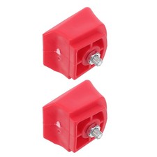 2Pcs Red Rubber Inline Skate Replacement Brake Pads Durable Skate Accessories