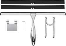 TOOVEM 14'' Squeegee Stainless Steel For Shower Mirror Window Car Glass Cleaner