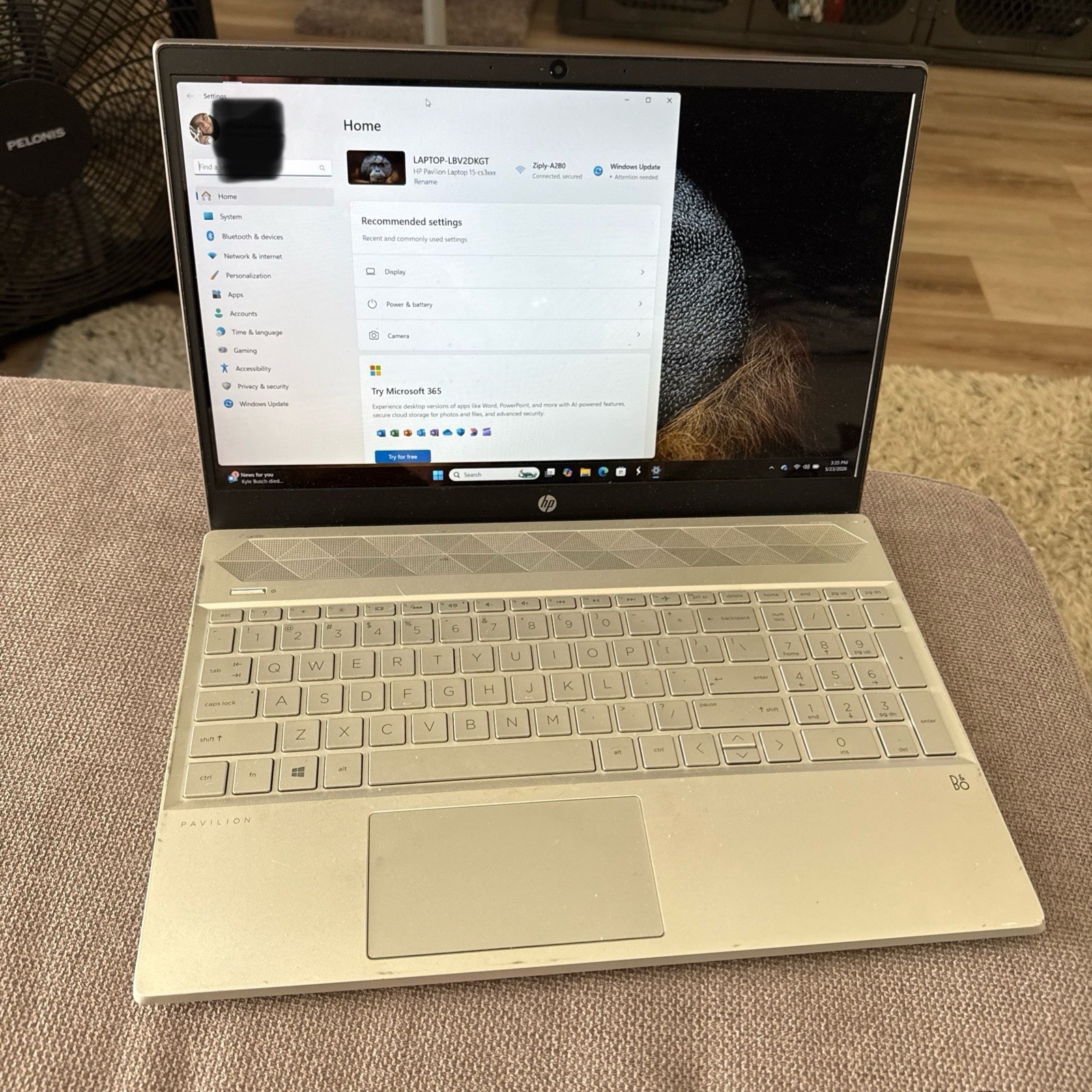 HP Pavilion 15-cs3xxx Intel i5-1035G1 1Ghz 12GB RAM 500GB  Touch Screen