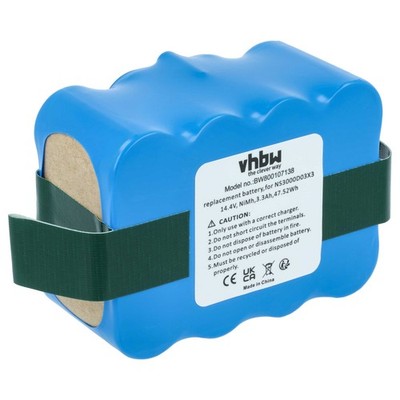 Akku für Solac Ecogenic AA3400 3300mAh 14,4V