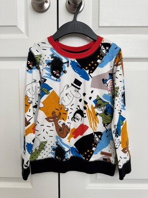 Moomin By Martinex Kids Organic Cotton Multicolor Top Size 122- 6/7 Years US