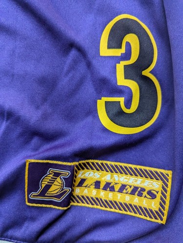 Anthony Davis Los Angeles Lakers Jersey Mens XL Purple Black NBA Basketball - Picture 2 of 13