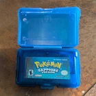 Pokemon Sapphire Nintendo Gameboy Advance - Tested and Working - Dry Battery