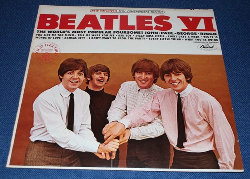 The Beatles VI LP, Capitol ST 2358 Purple Label 1978 Reissue, VG+/VG+