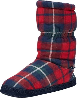 Joules Jungen Padabout Hohe Hausschuhe, Rot /Blau, 28/30 EUR