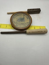 TURKEY Call  Jim Shelley Persimmon Hill Calls Custom Friction Glass Pot