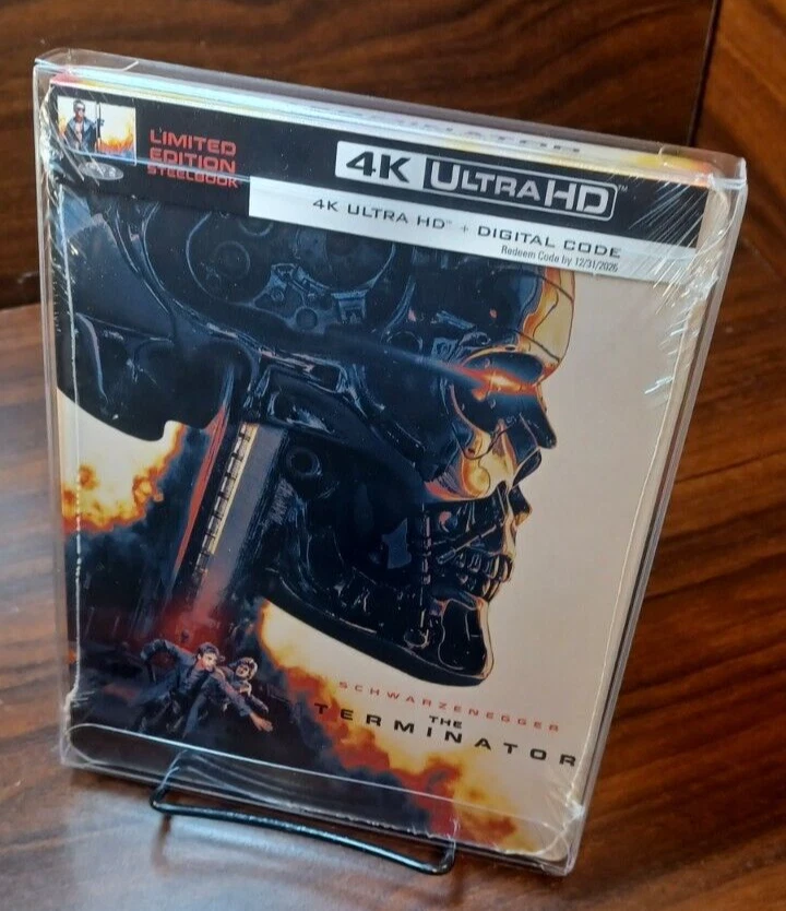 Terminator 1984 4K Steelbook (4K) w/PROTECTIVE SLEEVE-NEW-Free Box SHIPPING - Image 2 of 4