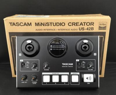 TASCAM Ministudio Creator US-42B Audio Interface From Japan