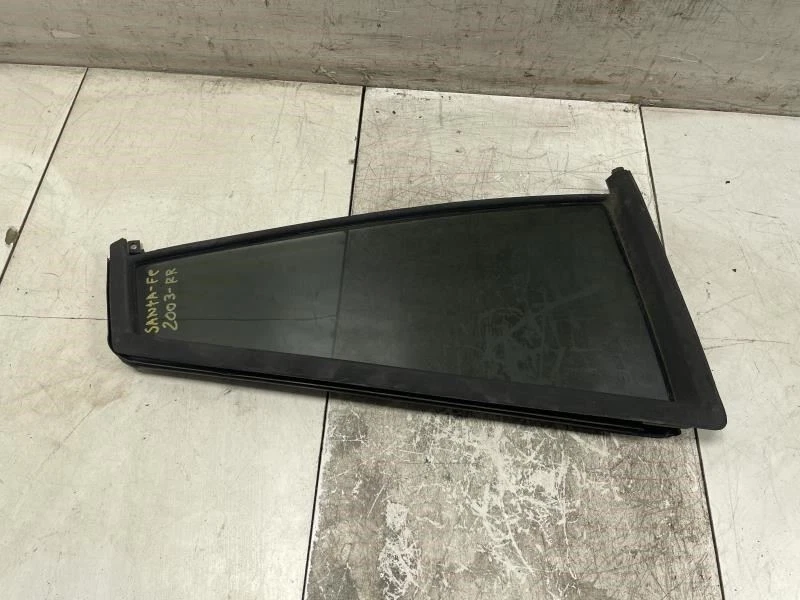 2003 HYUNDAI SANTA FE PORTA TRASEIRA DIREITA PASSAGEIRO LATERAL VENTILAÇÃO JANELA VIDRO FABRICANTE DE EQUIPAMENTO ORIGINAL+ - Imagem 4 de 4