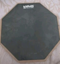 Custom 12” inch Rubber Wooden Drum Practice Pad Exercise Dual Double Sided