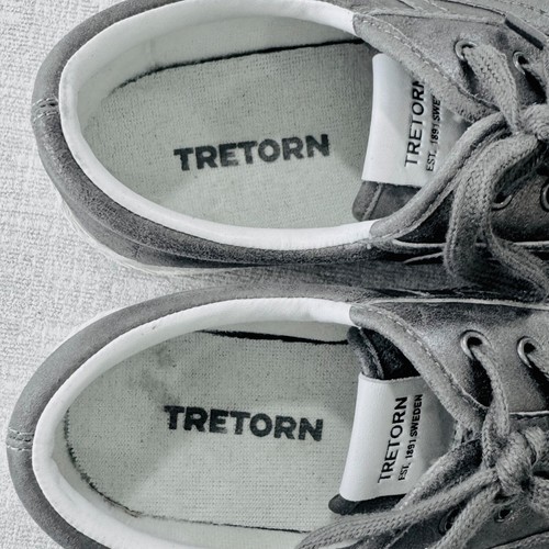 TRETORN Women's Size 8 Nylite6bold Sneaker Dark Grey USED - Picture 6 of 6