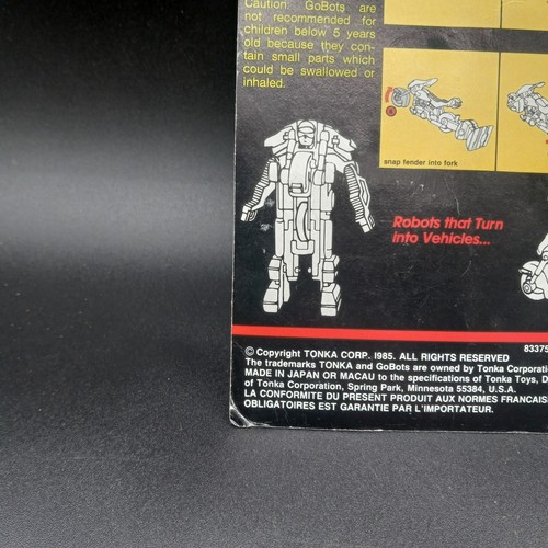Night Ranger Friendly Robot Motorcycle Gobots 1984 Tonka Figure NEW SEALED - Picture 13 of 15