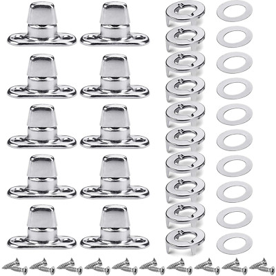 10 Sets Canvas Twist Lock Fasteners Turn Buttons Eyelet & Stud Mountin