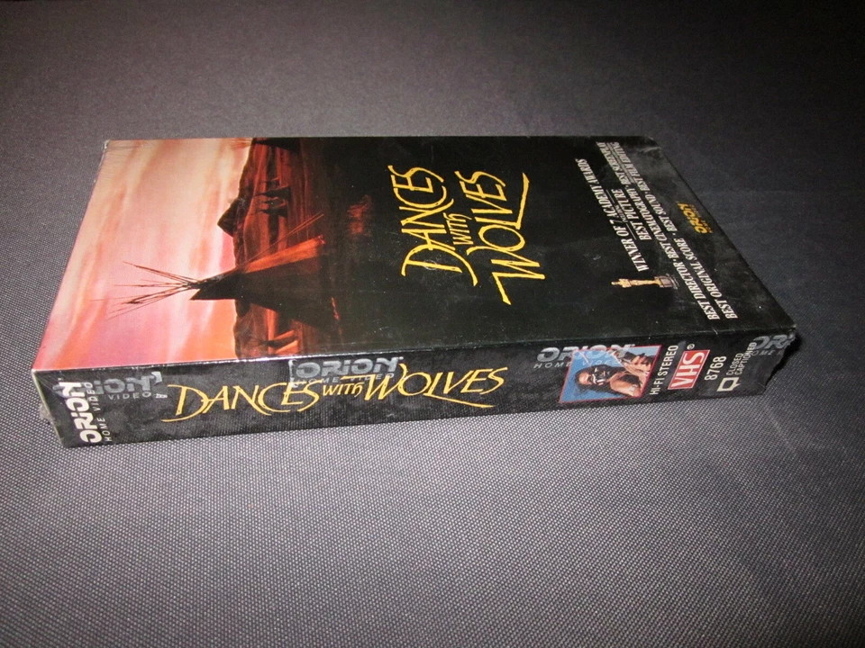 2 Western VHS DANCES WITH WOLVES Kevin Costner & THE SHOOTIST VHS Sealed NEW - Image 3 of 4