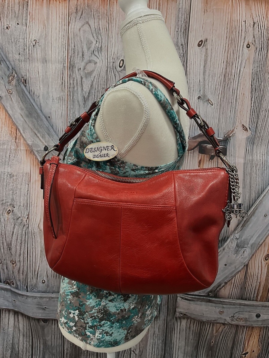 Authentic COACH Red Leather Hobo Shoulder Bag 12683 GUC! | eBay Authentic COACH Red Leather Hobo Shoulder Bag 12683 GUC! | eBay