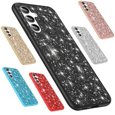 For Samsung Galaxy A55 S24 Ultra/A15/A25 S23 Bling Glitter Shockproof Phone Case
