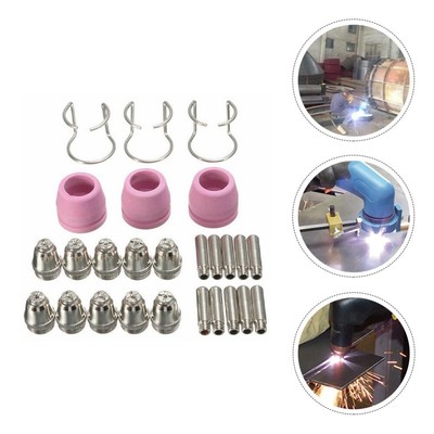 Welding Nozzle Kit Collets Body Glass Cup Argon Arc Nozzles Plasma Torch Parts