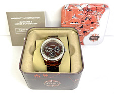 FOSSIL ES-2949 Brown Tone Quartz Analog Women's Watch - NEW Battery