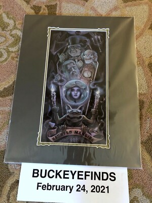 Darren Wilson ''Ghoulish Delight'' Deluxe Print - Haunted Mansion 50th Anniversary