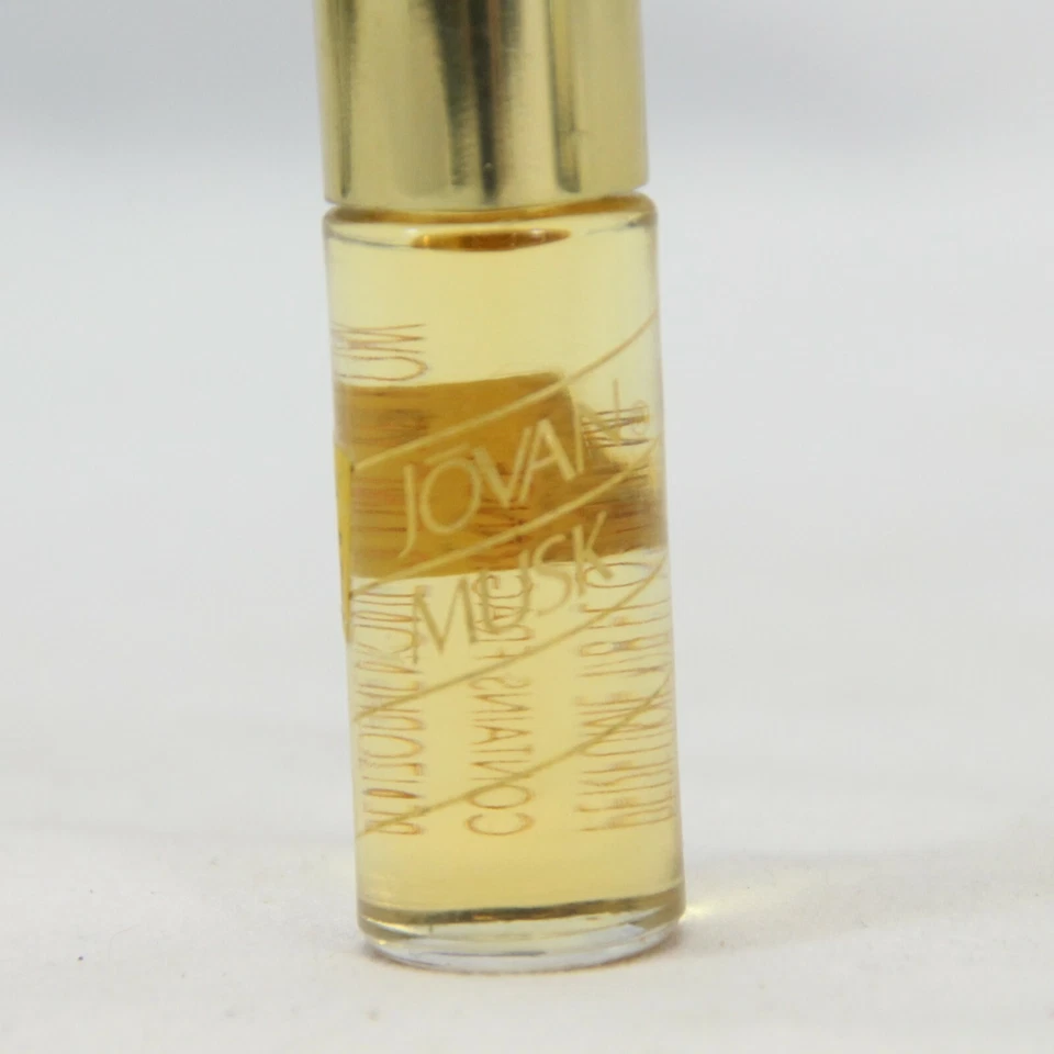 Jovan Musk Perfume Oil 1/8 Oz Vintage 1981 FULL BOTTLE Chicago USA Women - Image 2 of 4