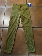 JOY LAB WOMENS 7/8 LENGTH ARMY GREEN LEGGINGS SMALL EXCEPTIONAL COMFY AND SOFT