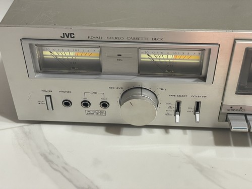 JVC KD-A11J Dolby Stereo Cassette Deck Vintage Turn On And Work! - 第 15/15 張圖片