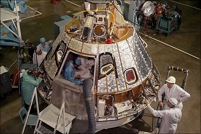 Poster, Many Sizes; Spacecraft 012 Command Module Apollo Moon Program 1966