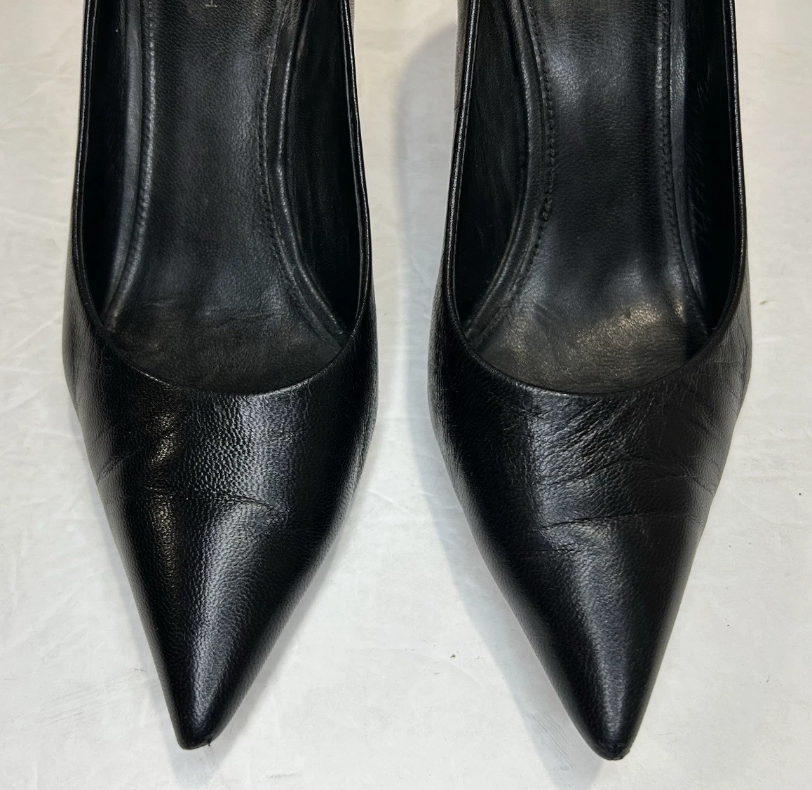 Tory Burch decolte pelle tacco a punta donna 8 M nero tacco medio LEGGI