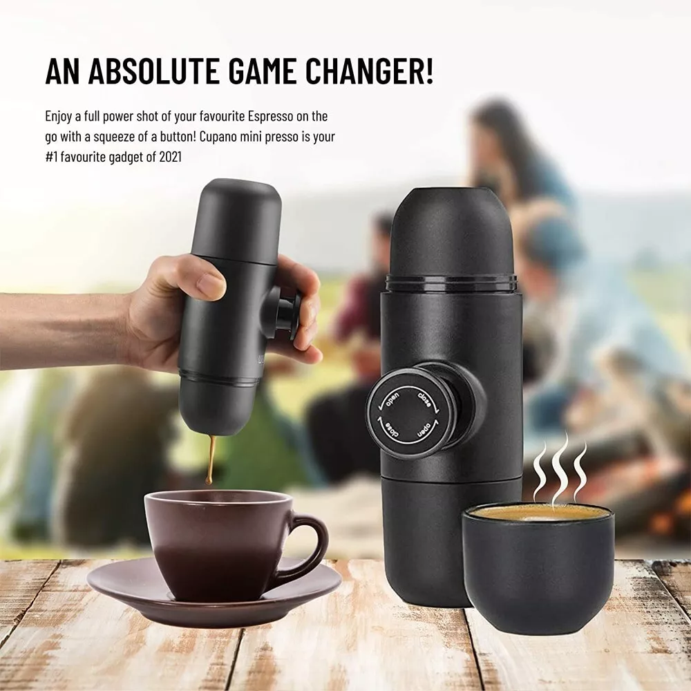 Portable Mini Espresso Machine  Small Travel Coffee Maker 70ml