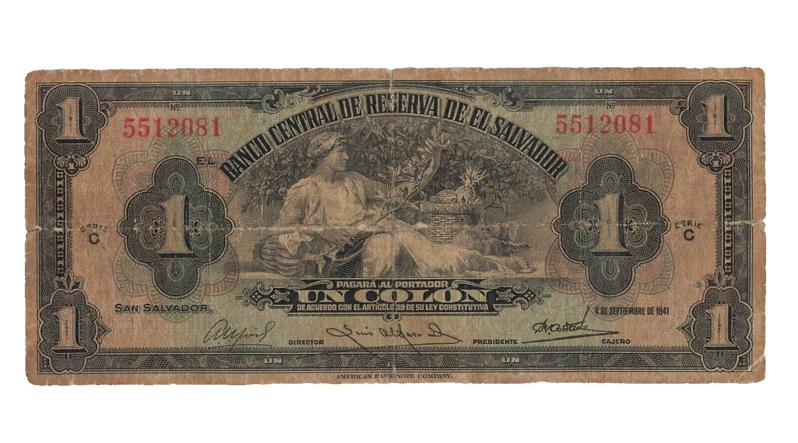 1941 Year North & Central American Paper Money